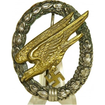 Luftwaffe Paratrooper badge/Fallschirmschützenabzeichen der Luftwaffe- Juncker. Espenlaub militaria