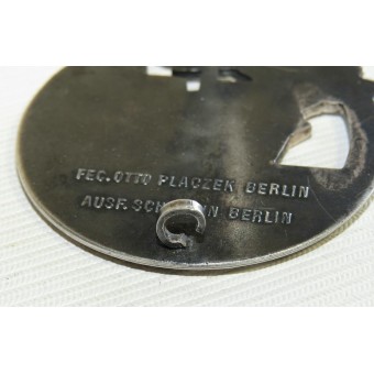 Kriegsmarine Blockade Runner badges/ Blockadebrecherabzeichen in case of issue. Espenlaub militaria