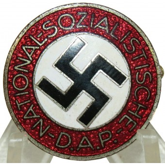 NSDAP member badge marked M1/105 RZM - Hermann Aurich. Espenlaub militaria
