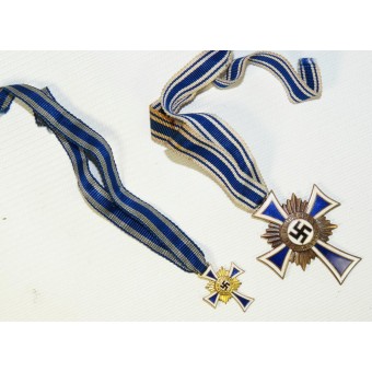 Miniature Mothers Cross-Ehrenkreuz der Deutschen Mutter, gold grade. Espenlaub militaria