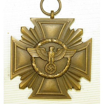NSDAP Long Service Award for 10 Years with Box of issue by Wilhelm Deumer-Lüdenscheid. Espenlaub militaria