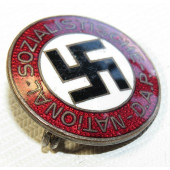 NSDAP party member pin, transitional type, pre M/1,  maker marked: 39 RZM - Robert Beck. Espenlaub militaria