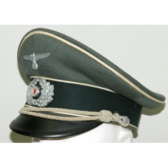 Wehrmacht Heer Infantry officers visor hat. Espenlaub militaria