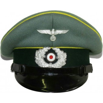 Wehrmacht Heer signals NCO’s visor hat. Espenlaub militaria