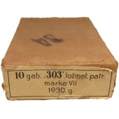 Latvian made Pack for 10 cartridges "303", Mark VII, 1930, for the machine gun