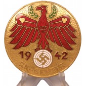 1942 Clase Oro Tiradores Tirol Premio Campeonato de Distrito de tiro