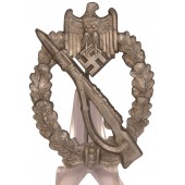 Infantry assault badge E. Ferd Wiedmann, “Lily Pad” Hinge