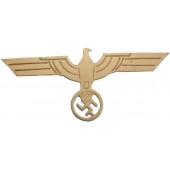 Wehrmacht/ Kriegsarine Unterlage para el bordado de las águilas de pecho de generales y oficiales