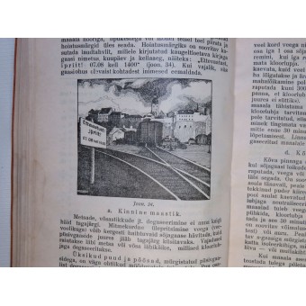 Textbook in Estonian - The gas defense 1936. Espenlaub militaria