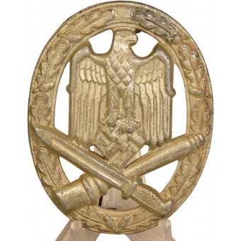 General assault badge Allgemeine Sturmabzeichen, silver coated. Espenlaub militaria
