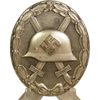 Verwundetenabzeichen in Silber, Silver class wound badge L/14. Espenlaub militaria