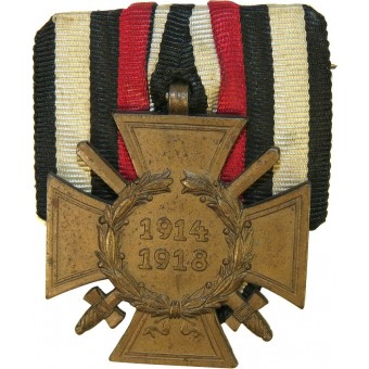 Commemorative cross for WW1 for combatant- Ehrenkreuz für Frontkämpfer 1914-1918. Marked.. Espenlaub militaria