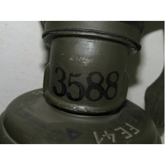 Wehrmacht Heer or Waffen SS camo combat gasmask. Espenlaub militaria