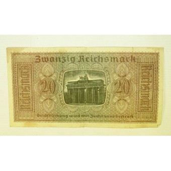 German occupied eastern territories 20 Reichsmark. Espenlaub militaria