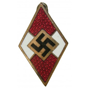HJ der NSDAP member badge, marked M 1 /137 RZM. Espenlaub militaria
