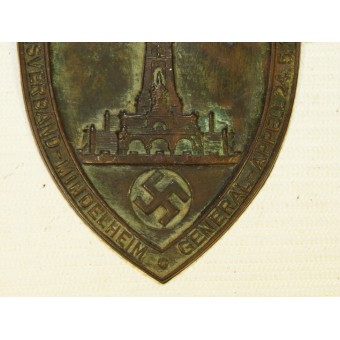 Kyffhäuserbund Kreisverband Mindelheim General Appell 24.5.1936 badge. Espenlaub militaria