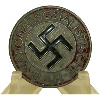 NSDAP member badge, zinc, painted, RZM m1/159. Espenlaub militaria
