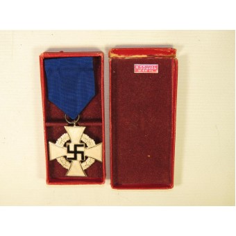 Rudolf Souval silver class 25 years of Faithful Service Cross. Espenlaub militaria