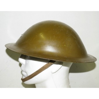 Soviet 1941 model blockaded Leningrad issue steel helmet. Espenlaub militaria