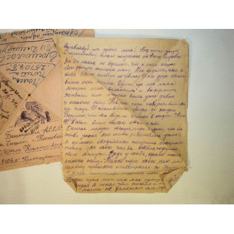 Soviet war time issue red fleet man letter to home. Espenlaub militaria