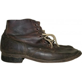 Soviet WW2 issue lend lease leather boots. Espenlaub militaria