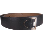 German Preßstoff artificial leather made belt, black, end of the war