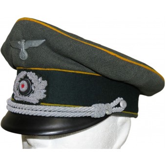 Armoured reconnaissance of the Wehrmacht visor hat for officers. Espenlaub militaria