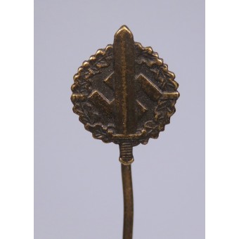 Bronze SA Sports badge, miniature, marked reverse: SA SP H.ST. Espenlaub militaria