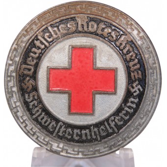 Deutsches Rotes Kreuz (DRK) - Brosche Schwesternhelferin. Espenlaub militaria