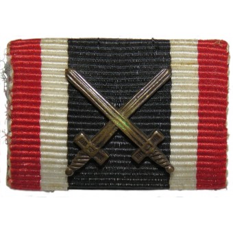 Ribbon bar for the 1939 war merit cross with swords. Espenlaub militaria