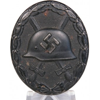Verwundetenabzeichen Schwarz K&Q 65. Wound badge 1939. Espenlaub militaria