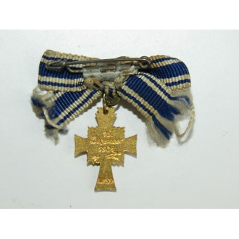 21 mm Miniature of an Ehrenkreuz der Deutschen Mutter - erste Stufe LDO L/57. Espenlaub militaria