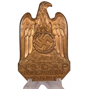 3rd Reich 1933 NSDAP Meeting badge in  Nürnberg. Espenlaub militaria