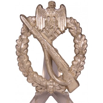 Assmann infantry assault badge in silver, near mint. Espenlaub militaria
