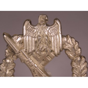 Assmann infantry assault badge in silver, near mint. Espenlaub militaria