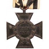Ehrenkreuz für Witwen und Waisen 1914-18. O 10. Iron in black lacquer