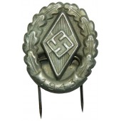 Hitler Jugend Reichssportwettkämpfe 1943 Siegernadel, 2nd type