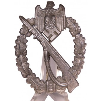 Infanteriesturmabzeichen in Silber marked Fritz Zimmermann. Espenlaub militaria