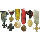 Set of 7 medals and awards of Imperial Germany