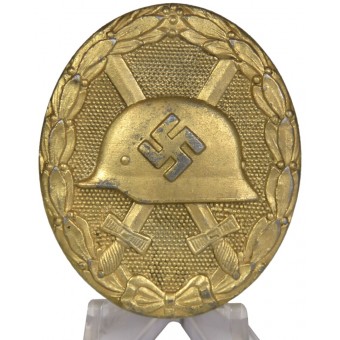 Verwundetenabzeichen in Gold Klein und Quenzer PKZ 65. Espenlaub militaria