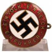 Badge of an NSDAP sympathizer: Ein Volk- Ein Reich- Ein Führer