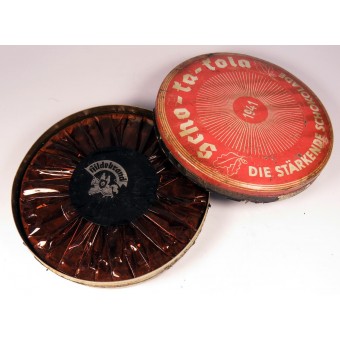 Scho-Ka-Kola. German chocolate for troops 1941 tin with content. Espenlaub militaria