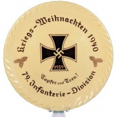 Wall commemorative plate of the 79th Wehrmacht Infantry Division