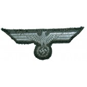 Waffenrock o águila pectoral de la Wehrmacht de alambre plano para oficiales
