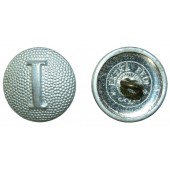 Botón de hombrera de la Wehrmacht o HJ con número romano 1