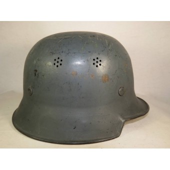 M 34 civil defense RLB steel helmet. Reichsluftschutzbund helmet. Espenlaub militaria