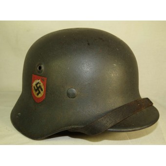 M 40 Polizei double decal Q 64 steel helmet. Espenlaub militaria