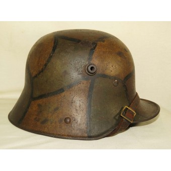 WW 1 camouflaged German helmet- Mimikri. Espenlaub militaria