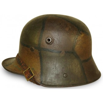 WW 1 camouflaged German helmet- Mimikri. Espenlaub militaria