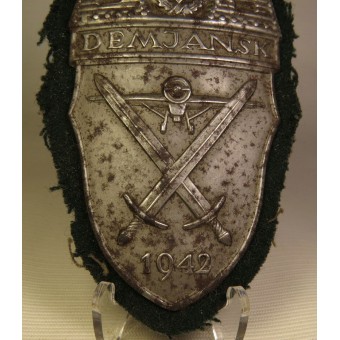 WW2 German sleeve shield award - Demjansk 1942. Espenlaub militaria